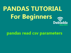 python pandas read csv parameters